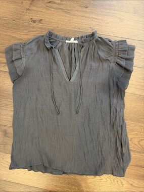 Grade & Gather Harlow Top in Slate Gray Size Large - C8-071